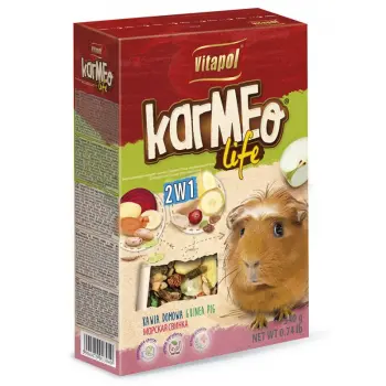 KARMEO LIFE POKARM DLA ŚWINKI 2W1 OWOC-WARZYWA 340g