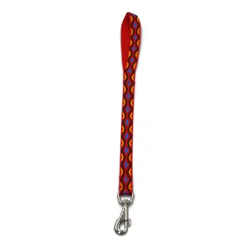 A-467 Pejcz dla psa taśma Romb 25mm/50cm : Kolor - Granatowy