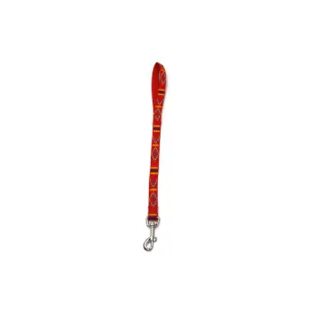 A-468 Pejcz dla psa, taśma Indi 20mm/50cm : Kolor - Czerwony