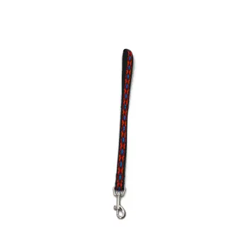 A-484 Pejcz dla psa, taśma podwójna Romb 20mm/50cm : Kolor - Zielony