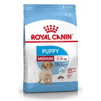 Royal Canin Medium Puppy karma sucha dla szczeniąt, od 2 do 12 miesiąca, ras średnich 15kg