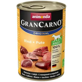 Animonda GranCarno Adult Rind Pute Wołowina + Indyk puszka 400g