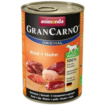 Animonda GranCarno Adult Rind Huhn Wołowina + Kurczak puszka 400g