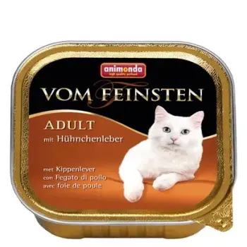 Animonda vom Feinsten Cat Adult z Wątróbką Kurczaka tacka 100g