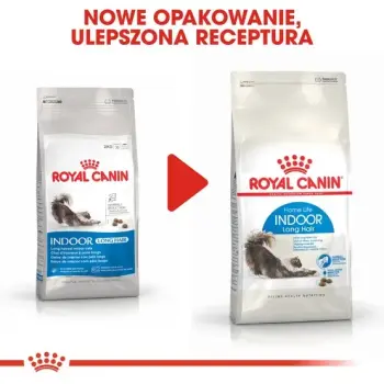 Royal Canin Indoor Long Hair karma sucha dla kotów dorosłych, długowłose, przebywających wyłącznie w domu 400g