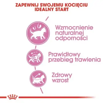 Royal Canin Kitten karma sucha dla kociąt od 4 do 12 miesiąca życia 4kg