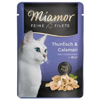 Miamor Feine Filets Tuńczyk & Kalmary saszetka 100g