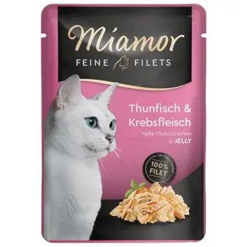 Miamor Feine Filets Tuńczyk & Kraby saszetka 100g