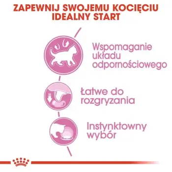 Royal Canin Kitten Instinctive w sosie karma mokra dla kociąt do 12 miesiąca życia saszetka 85g