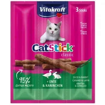 Vitakraft Cat Stick Classic Kaczka i Królik 18g [18200]