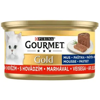 Gourmet Gold Mus z Wołowiną 85g