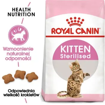 Royal Canin Kitten Sterilised karma sucha dla kociąt od 4 do 12 miesiąca życia, sterylizowanych 2kg