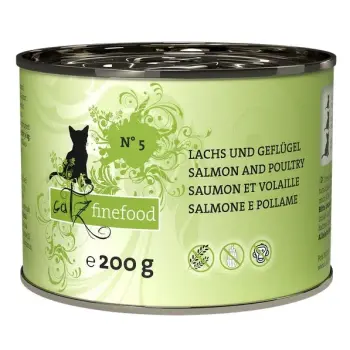 Catz Finefood Classic N.05 Łosoś i drób puszka 200g