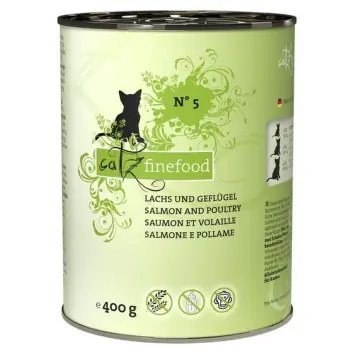 Catz Finefood Classic N.05 Łosoś i drób puszka 400g