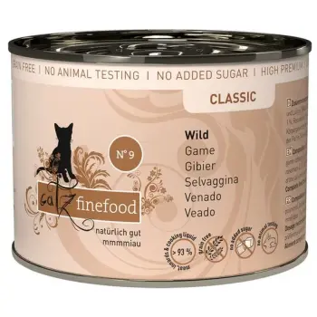 Catz Finefood Classic N.09 Dziczyzna puszka 200g