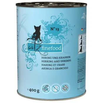 Catz Finefood Classic N.13 Śledź i Krewetki puszka 400g