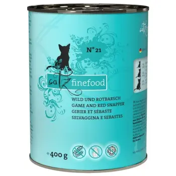 Catz Finefood Classic N.21 Dziczyzna i Karmazyn puszka 400g