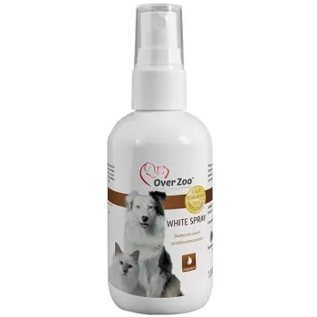 Over Zoo White Spray - płyn usuwający zażółcenia sierści 100ml