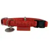 Zolux Obroża regulowana Mac Leather 10mm Czerwona [522030RO]