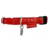 Zolux Obroża regulowana Mac Leather 15mm Czerwona [522035RO]
