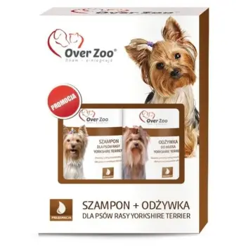 Over Zoo Szampon i odżywka dla psów rasy Yorkshire Terier dwupak 2x250ml