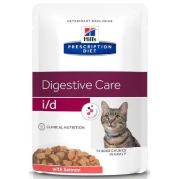 Hill's Prescription Diet i/d Feline Łosoś saszetka 85g