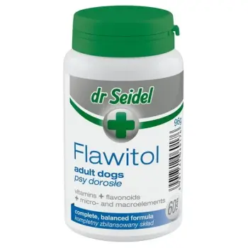 Dr Seidel Flawitol dla psów dorosłych 60 tabl.
