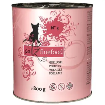 Catz Finefood Classic N.03 Drób puszka 800g