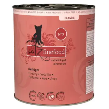 Catz Finefood Classic N.03 Drób puszka 800g