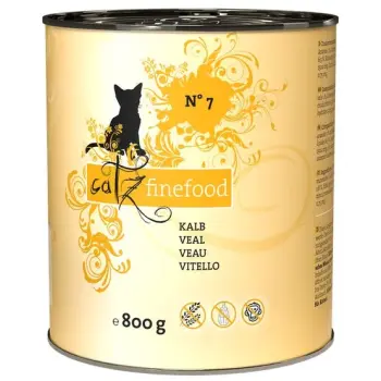 Catz Finefood Classic N.07 Wołowina i cielęcina puszka 800g