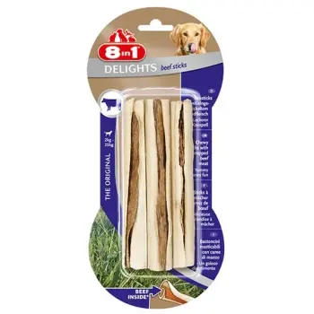 8in1 Beef Delights Sticks 3szt