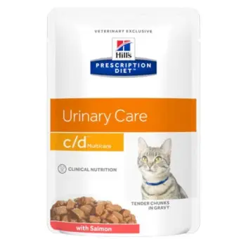 Hill's Prescription Diet c/d Feline z Łososiem saszetka 85g