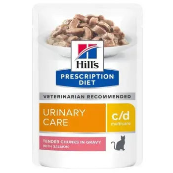 Hill's Prescription Diet c/d Feline z Łososiem saszetka 85g