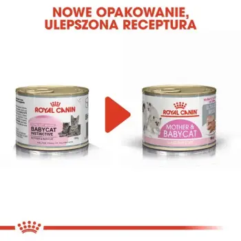 Royal Canin Mother & Babycat Instinctive Mousse karma mokra - mus dla kociąt i kotek karmiących puszka 195g