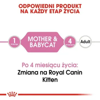 Royal Canin Mother & Babycat Instinctive Mousse karma mokra - mus dla kociąt i kotek karmiących puszka 195g