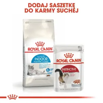 Royal Canin Indoor Apetite Control karma sucha dla kotów dorosłych przebywających w domu, domagających się jedzenia 400g