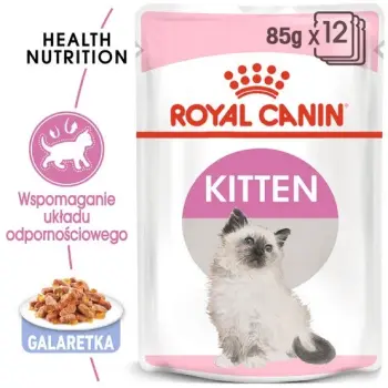 Royal Canin Kitten Instinctive w galaretce karma mokra dla kociąt do 12 miesiąca życia saszetka 85g