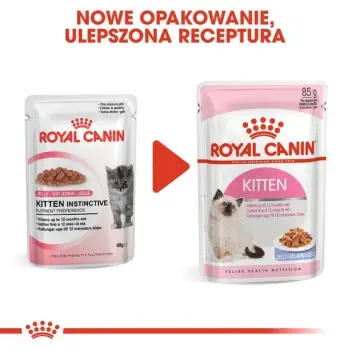 Royal Canin Kitten Instinctive w galaretce karma mokra dla kociąt do 12 miesiąca życia saszetka 85g