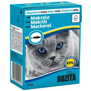 Bozita z Makrelą kawałki w galaretce kartonik 370g