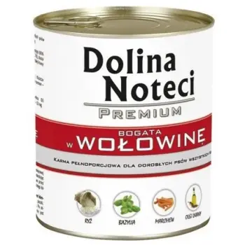 Dolina Noteci Premium Pies Wołowina puszka 800g