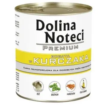 Dolina Noteci Premium Pies Kurczak puszka 800g