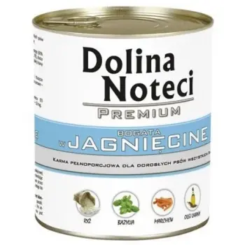 Dolina Noteci Premium Pies Jagnięcina puszka 800g