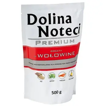 Dolina Noteci Premium Pies Wołowina saszetka 500g