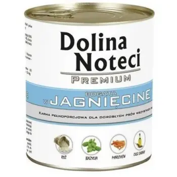 Dolina Noteci Premium Pies Jagnięcina puszka 400g