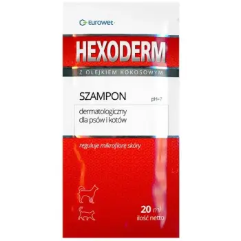 Hexoderm - szampon dermatologiczny saszetka 20ml - 1 sztuka