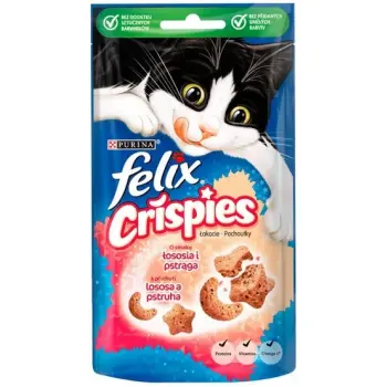 Felix Crispies Łosoś i Pstrąg 45g