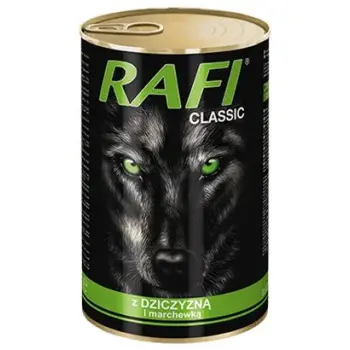 Rafi Pies Classic Dziczyzna i marchewka w sosie 1250g