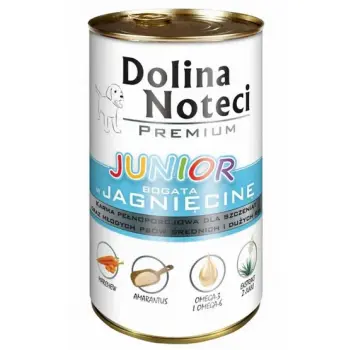 Dolina Noteci Premium Pies Junior Jagnięcina puszka 400g