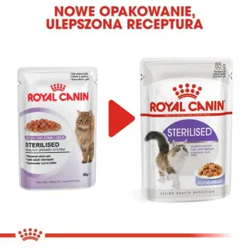 Royal Canin Sterilised w galaretce karma mokra dla kotów dorosłych, sterylizowanych saszetka 85g