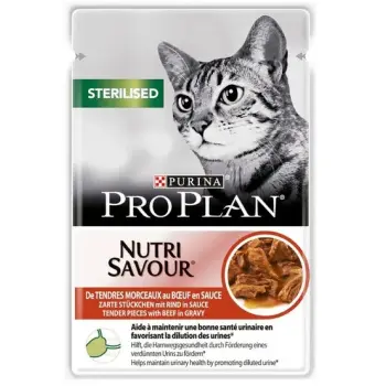 Purina Pro Plan Cat Sterilised wołowina saszetka 85g